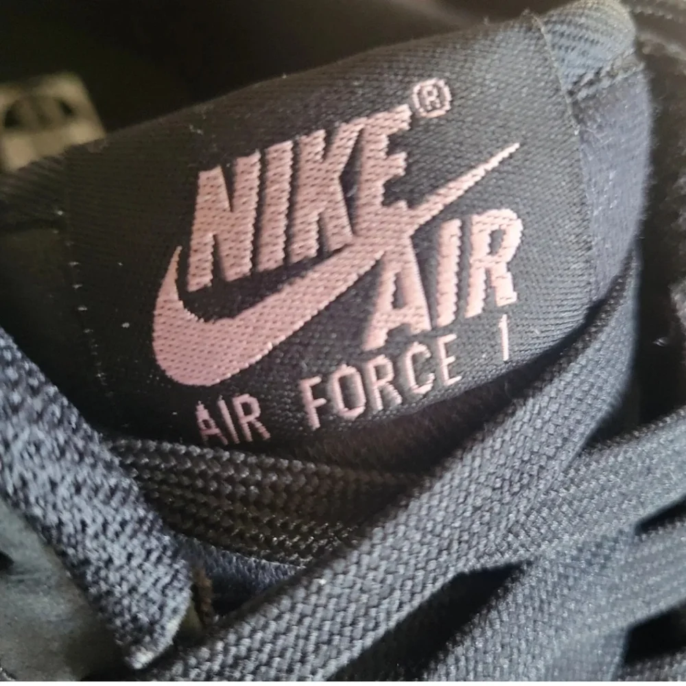 Nike Air Force 1 '07 LX Black  Red Stardust  Size 6.5M/8W - Preloved, CLEAN - Picture 8 of 13